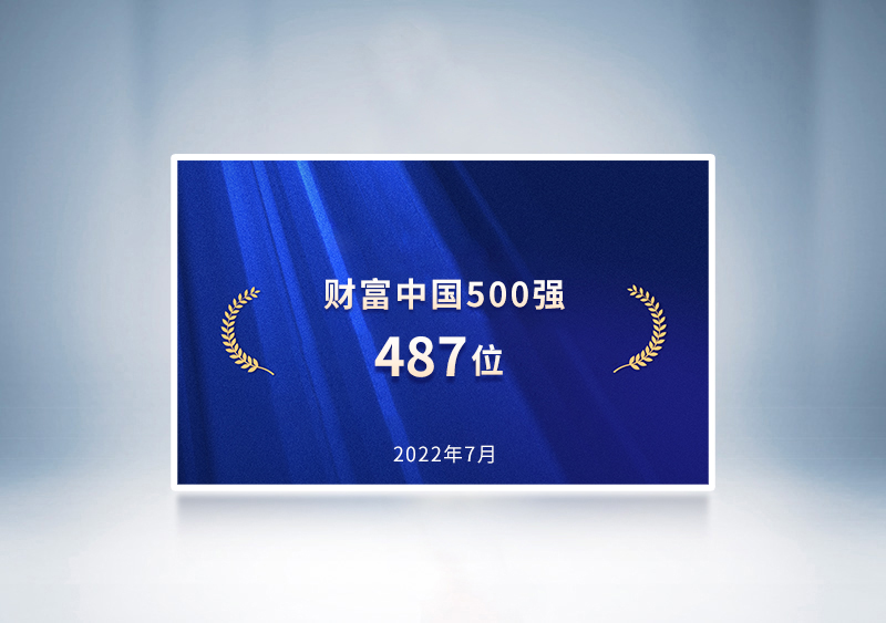 2022财富中国500强——宇通487位
