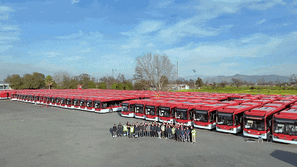 再+372辆中国新能源公交！宇通为智利绿色交通转型提交新答案